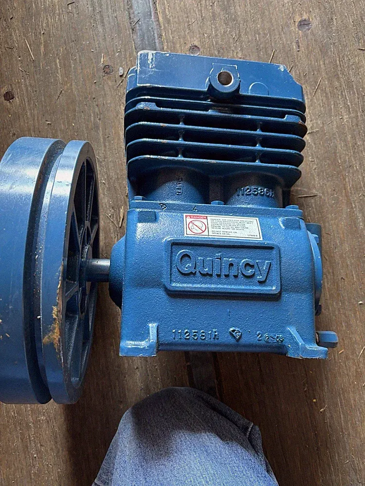 Quincy Air Compressor Pump With 10” Flywheel