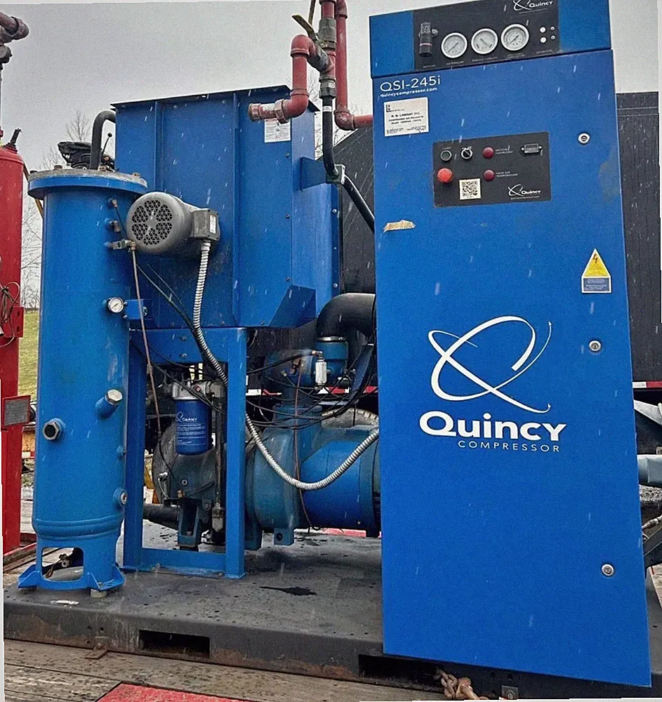 Quincy QSI-245i Rotary Screw Air Compressor 50 HP - READ FULL DESCRIPTION