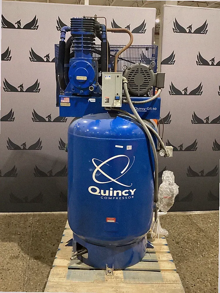 QUINCY QT‑10 Vertical Air Compressor USED
